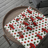 Jeep Christmas Wrapping Paper; Polka Dot Jeep; Jeep with Christmas Lights Wrapping Paper