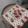 Jeep Christmas Wrapping Paper; Polka Dot Jeep; Jeep with Christmas Lights Wrapping Paper