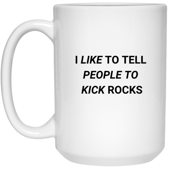 KICK ROCKS White Mug