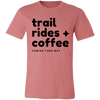 Trail Rides and Coffee! Unisex Jersey Short-Sleeve T-Shirt