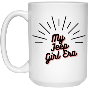 My Jeep Girl Era 15oz White Mug