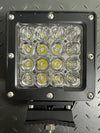 5.75 INCH 80WATT SQUARE SPOT LIGHT (OFFERED IN BLACK OR CHROME)