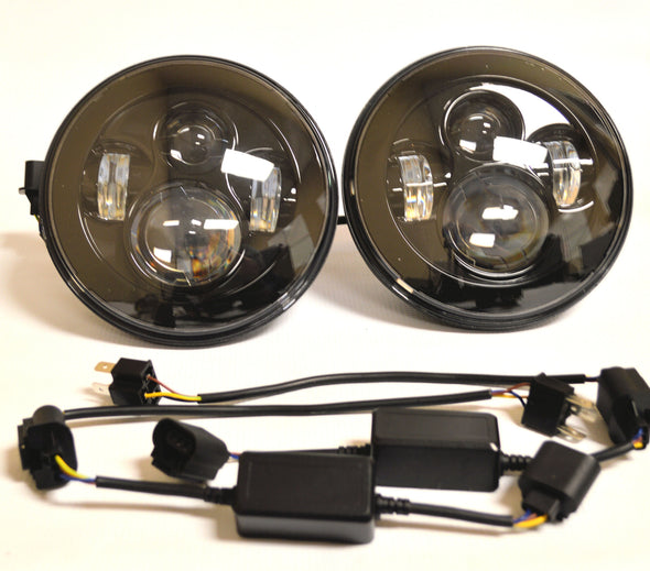 Blackout Series D.O.T Approved LED Projector headlights for Jeep JK, TJ and CJ