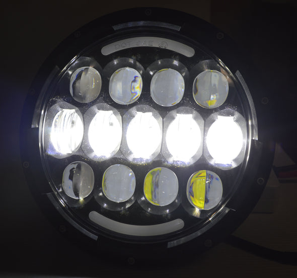 D.O.T approved LUCKY 13 Jeep headlights