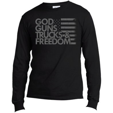 God Guns Trucks & Freedom Long Sleeve Made in the US T-Shirt