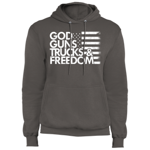 God, Guns, Trucks & Freedom Core Fleece Pullover Hoodie