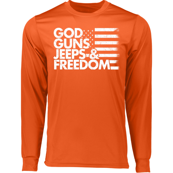 God Guns Jeeps & Freedom Wicking T-Shirt