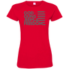 God, Guns, Jeeps & Freedom Ladies' Fine Jersey T-Shirt