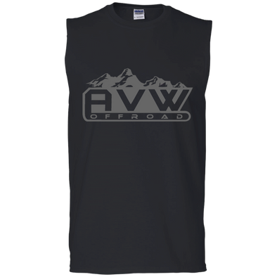 AVW (Grey) Cotton Sleeveless T-Shirt