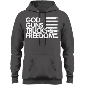 God, Guns, Trucks & Freedom Fleece Pullover Hoodie