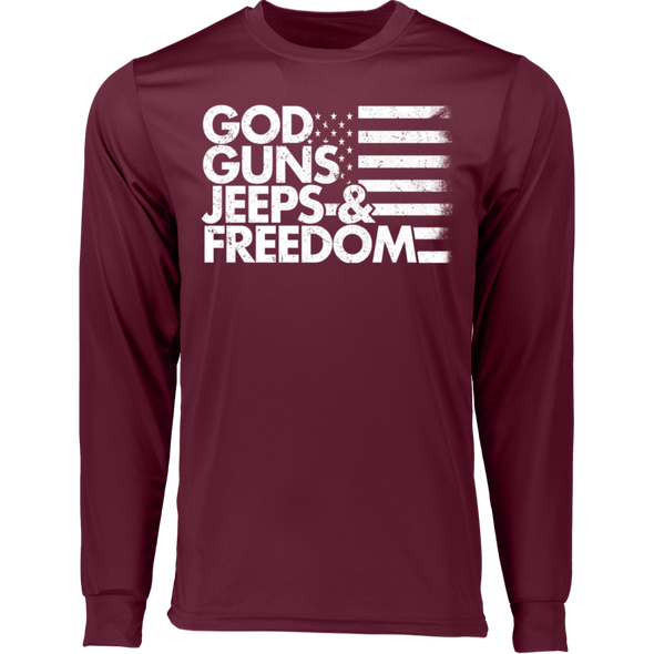 God Guns Jeeps & Freedom Wicking T-Shirt