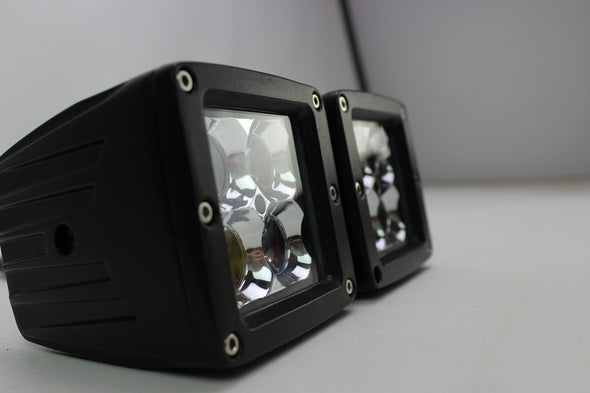 3D Series LED Pods 20w with optical magnifiers pair