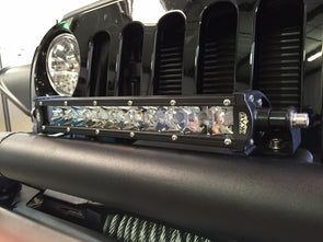 10" single row LED Lightbar with 3D Optical magnifiers